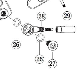 Lewis - Re-usable Hose connector (Olive, Banjo) - LV, LH, EP models