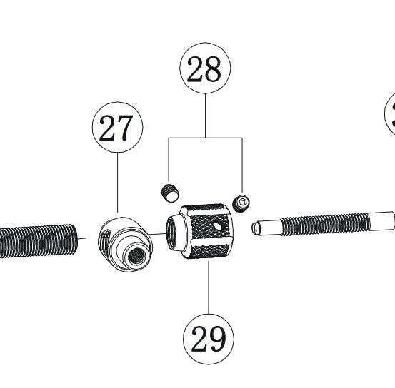 Lewis - Reach adjustment dial (LH, LV models)