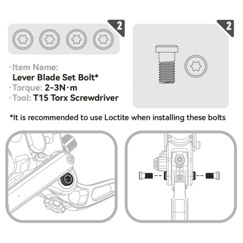 Lewis - Titanium Ti Bolt Upgrade Kit