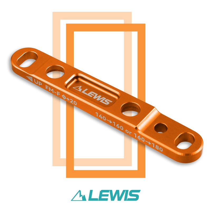 Lewis- Flat Mount Road Bike Caliper Adapter
