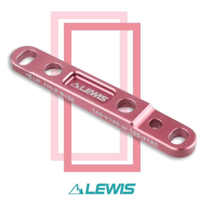 Lewis- Flat Mount Road Bike Caliper Adapter