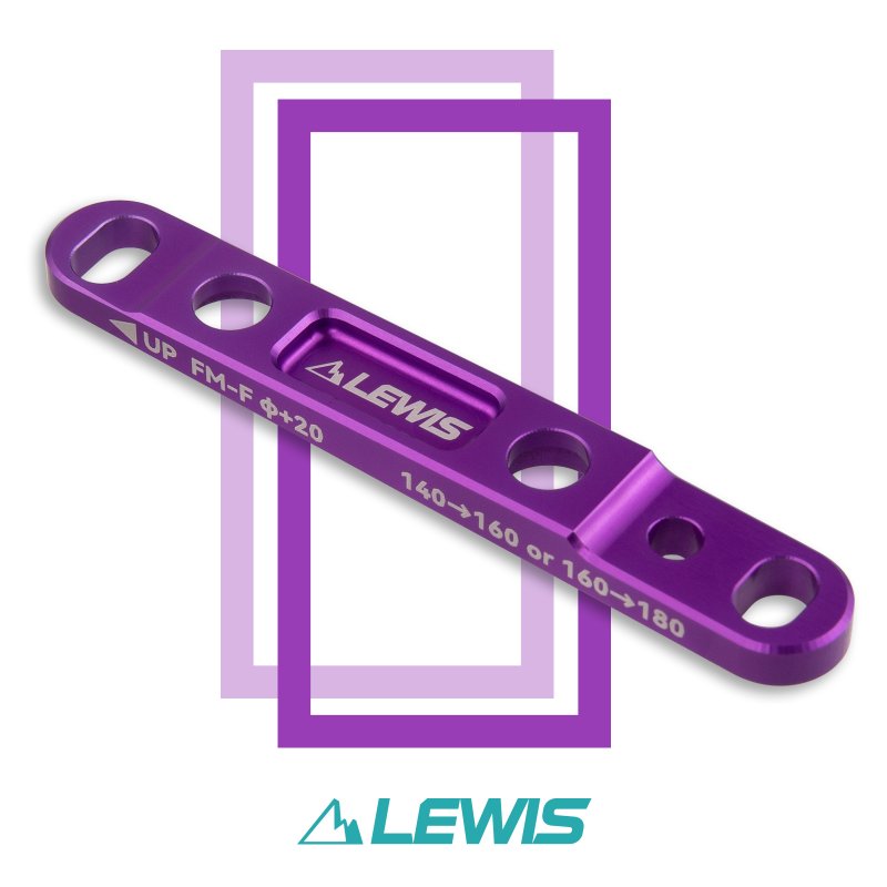 Lewis- Flat Mount Road Bike Caliper Adapter