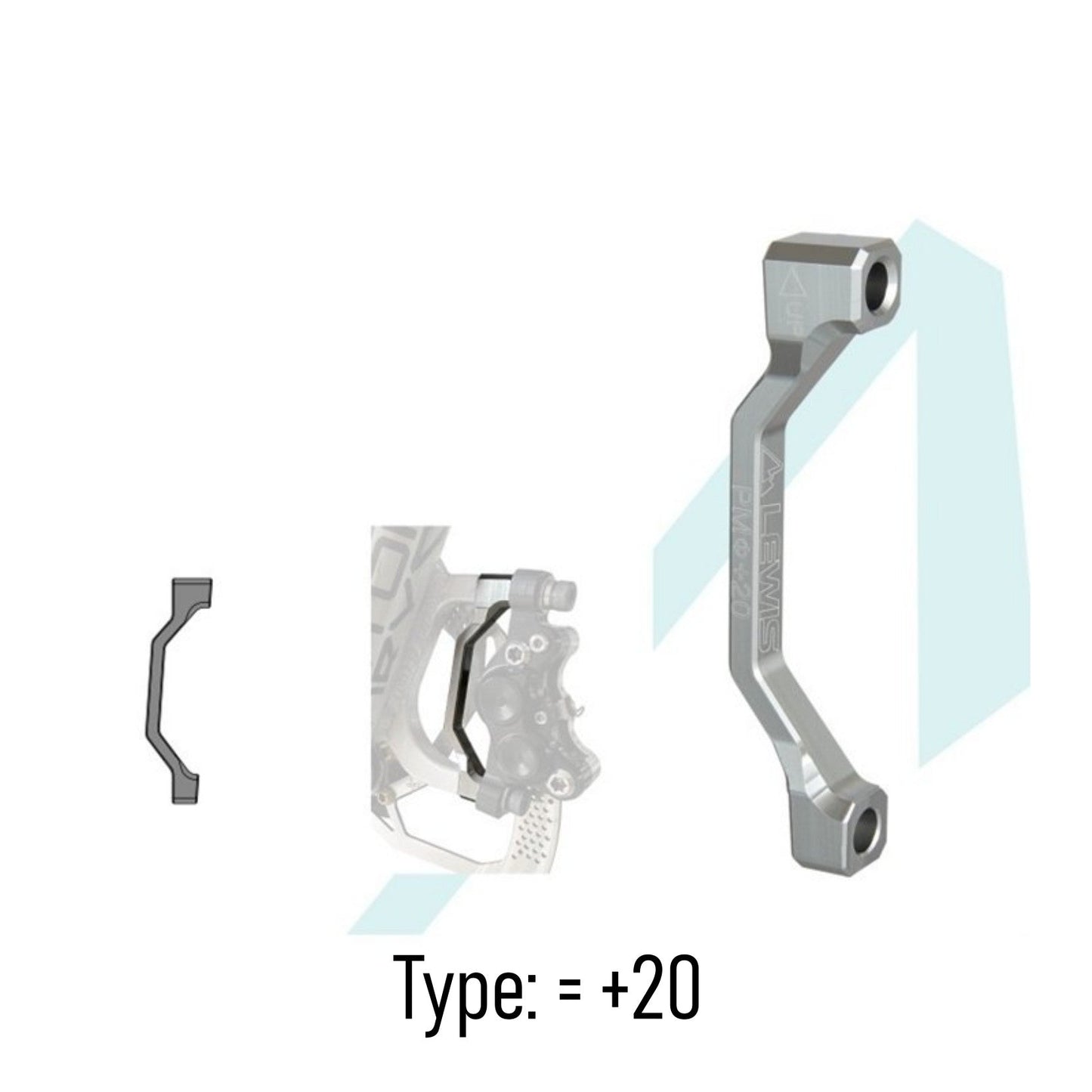 Lewis- PM to PM Brake Mount Adapter