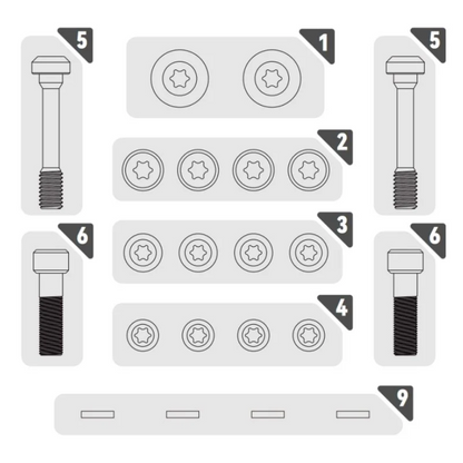 Lewis - Titanium Ti Bolt Upgrade Kit
