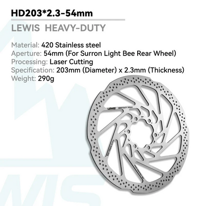 Lewis - E-Moto Specific Disc Brake Rotors Lewis