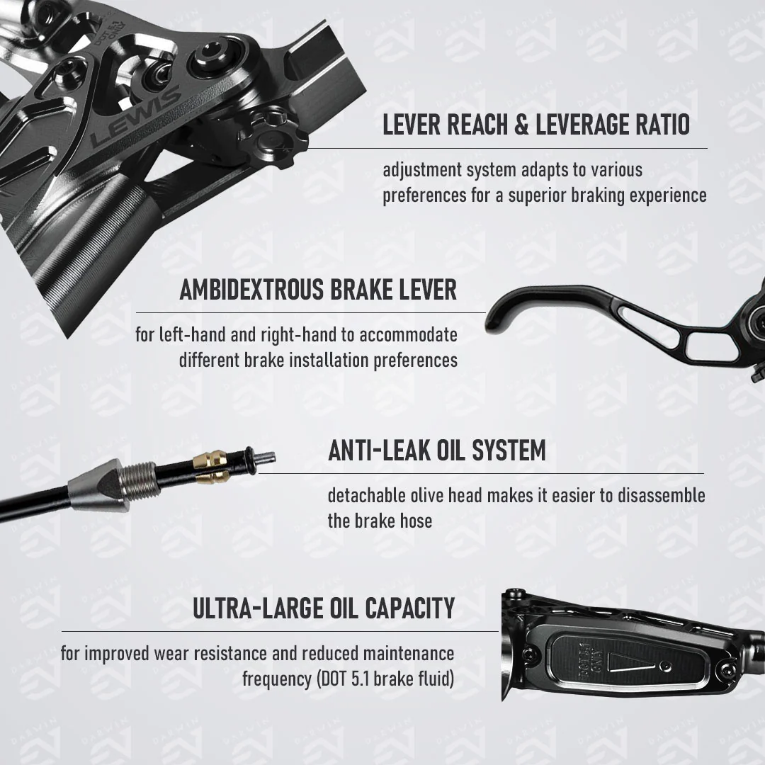 Lewis - EP6 Single Brake - Front or Rear brake