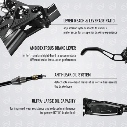 Lewis - EP6 Single Brake - Front or Rear brake