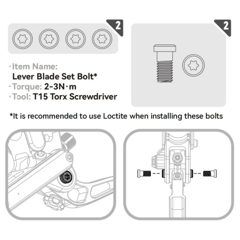 Lewis - Titanium Ti Bolt Upgrade Kit