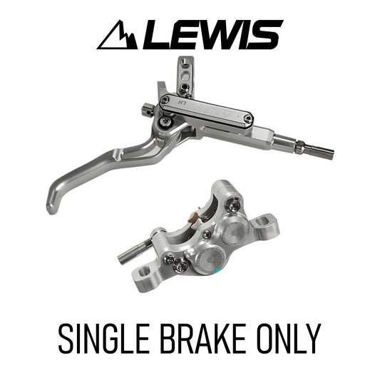 Lewis Single brake only in Silver, Black , Custom colors