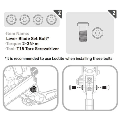 Lewis - Upgrade-Kit für Titan-Ti-Schrauben