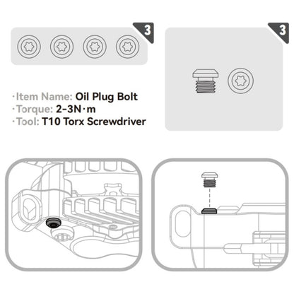 Lewis - Upgrade-Kit für Titan-Ti-Schrauben