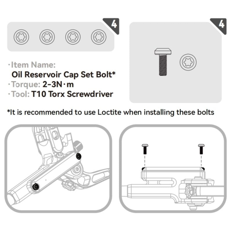 Lewis - Upgrade-Kit für Titan-Ti-Schrauben