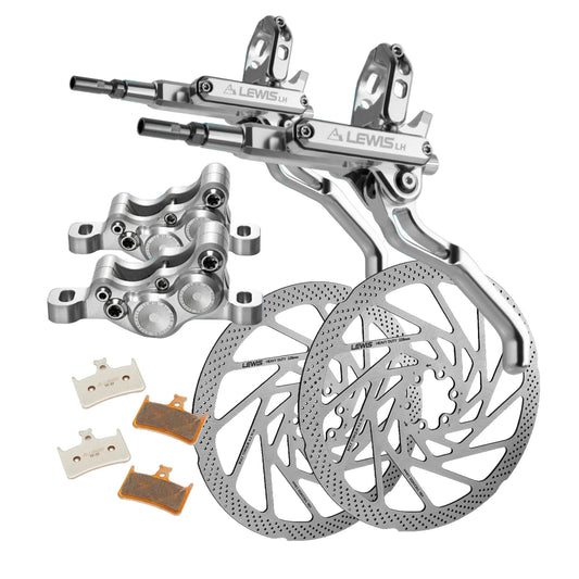 Lewis - LH4 Bundle deal! Front & Rear Brakes, 2X Disc brake Rotors, 2X Extra Brake pads