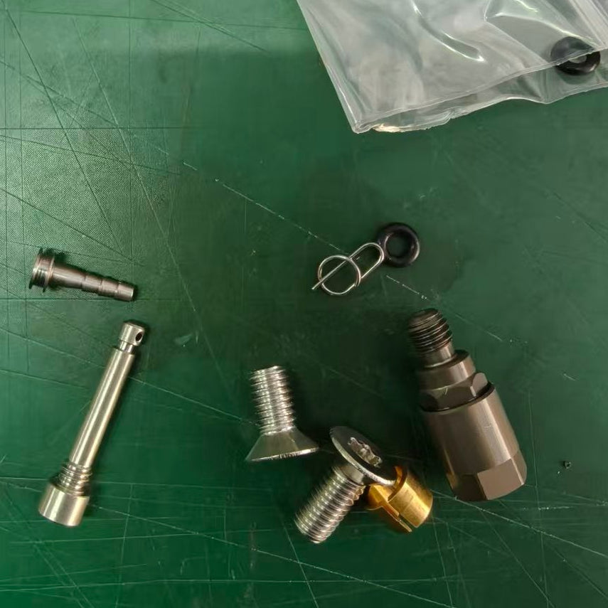 Lewis - BB2 / SL /SLR hose connector (olive), brake pad pin.