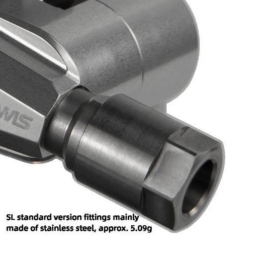 Lewis - BB2 / SL /SLR hose connector (olive), brake pad pin.