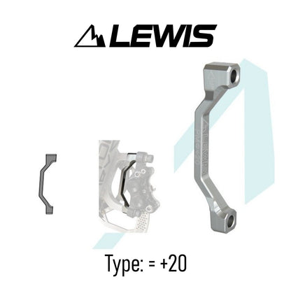 Lewis- PM to PM Brake Mount Adapter